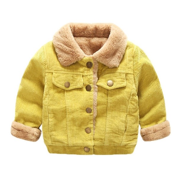 Kinder-Winterjacke L2011 gelb 3