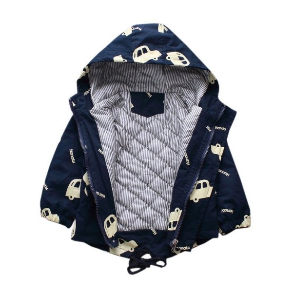 Kinder-Winterjacke L2065 dunkelblau 12-18 Monate