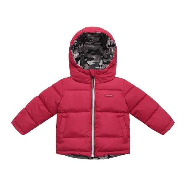 Kinder-Winterjacke L2108 weinrot 2