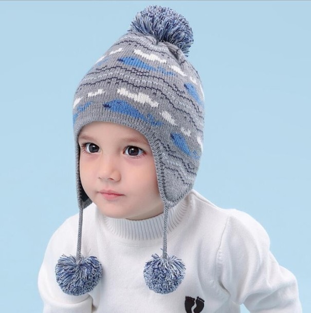 Kinder-Wintermütze über den Ohren A492 6-12 Monate 3