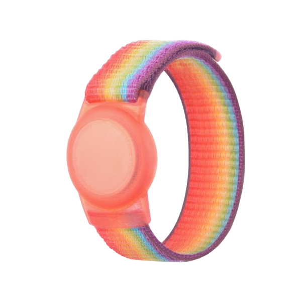 Kinderarmband für AirTag 17 cm regenbogen