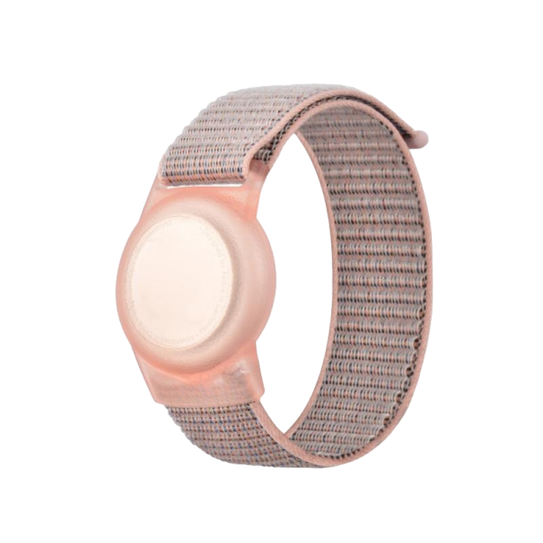 Kinderband voor AirTag 17 cm roze