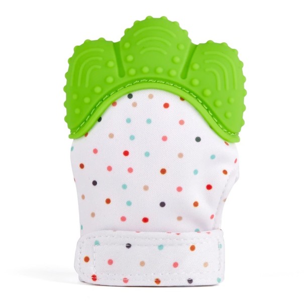 Kinderbijthandschoenen groen