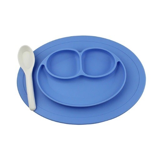 Kinderbord in de vorm van een smiley J2890 blauw