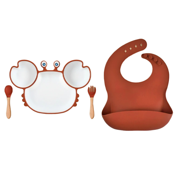 Kindereetset 4-delig J3308 bruin