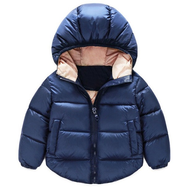 Kinderen winterjas Cold donkerblauw 4
