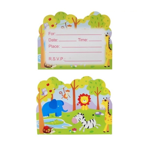 Kindergeburtstagseinladungen 12 Stk 1