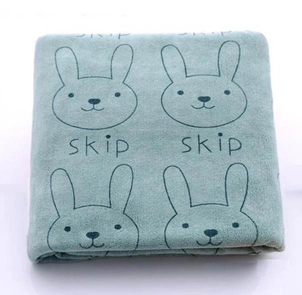 Kinderhanddoek van katoen 50 x 25 cm J1879 blauw
