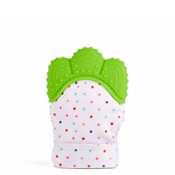 Kinderhandschuhe mit Silikon grün