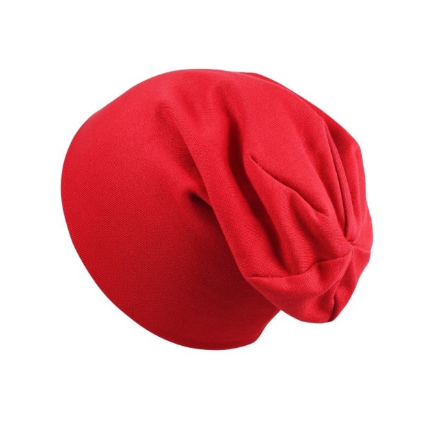 Kinderhoed, effen kleur rood