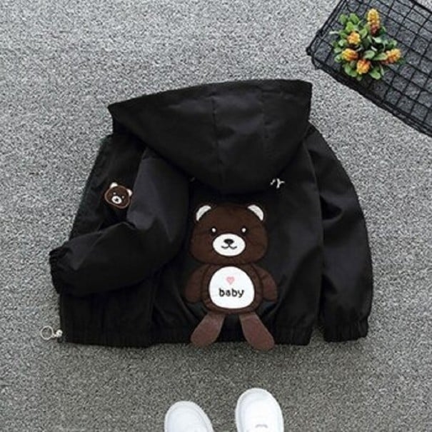Kinderjacke L2084 schwarz 9-12 Monate