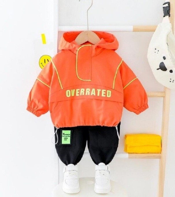 Kinderjacke und -hose A2660 orange 6