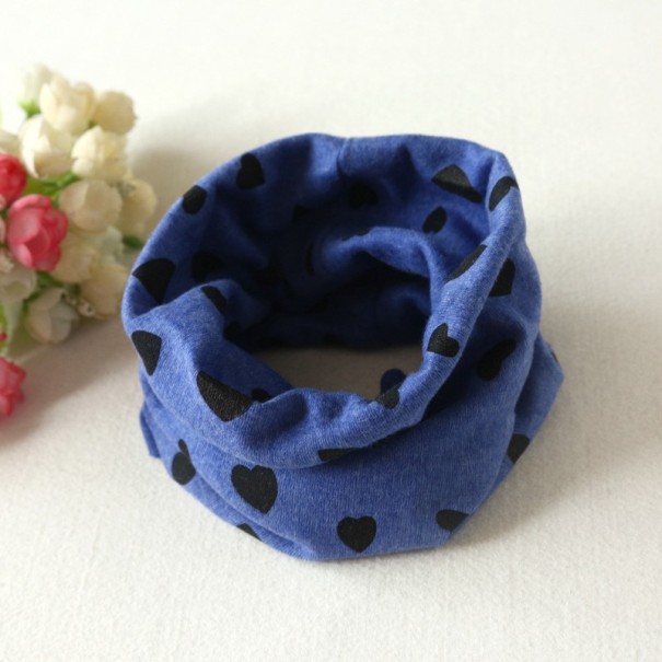 Kinderkatoenen halsdoek F3 blauw