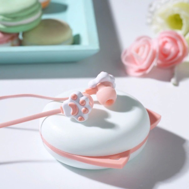 Kinderkoptelefoon met pootafdruk