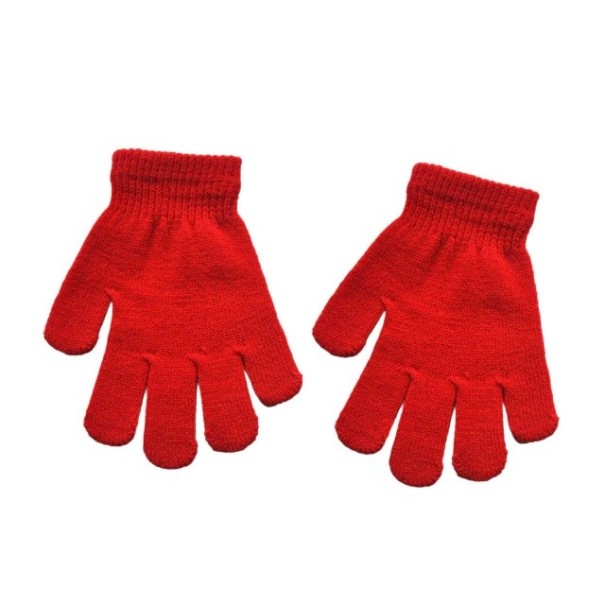 Kinderlente/herfst handschoenen J2875 rood