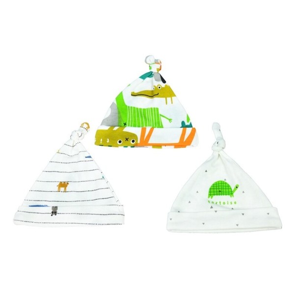 Kindermutsenset van 3 stuks van katoen 2