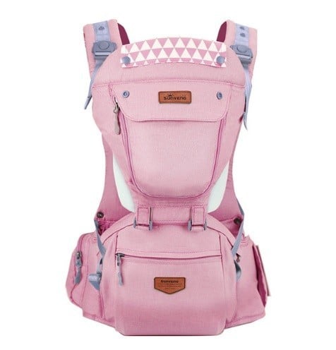 Kinderntrage mit Taschen J2482 rosa