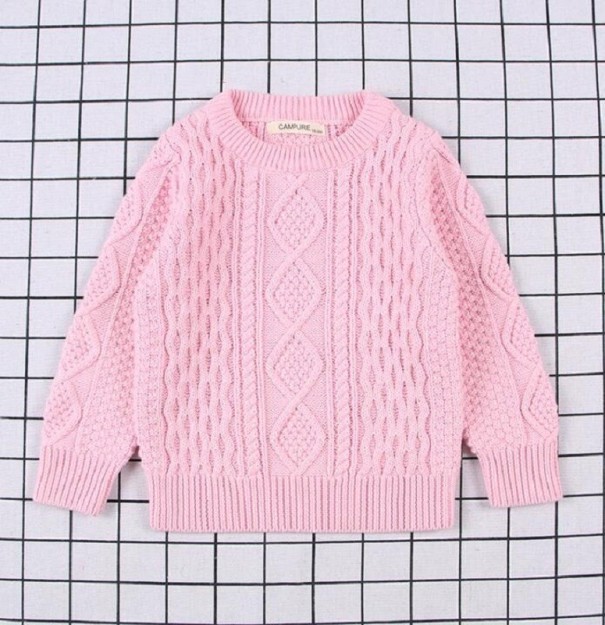 Kinderpullover L624 rosa 5