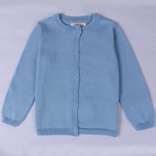 Kinderpullover mit Knopfverschluss J3287 hellblau 3