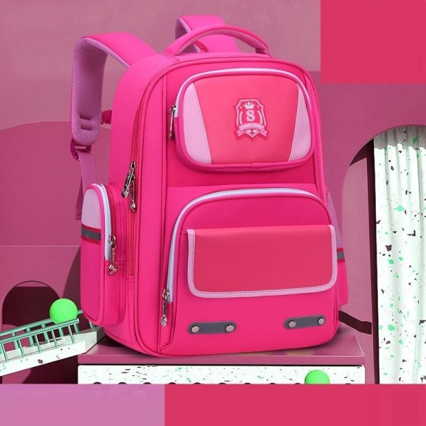Kinderrucksack dunkelrosa S