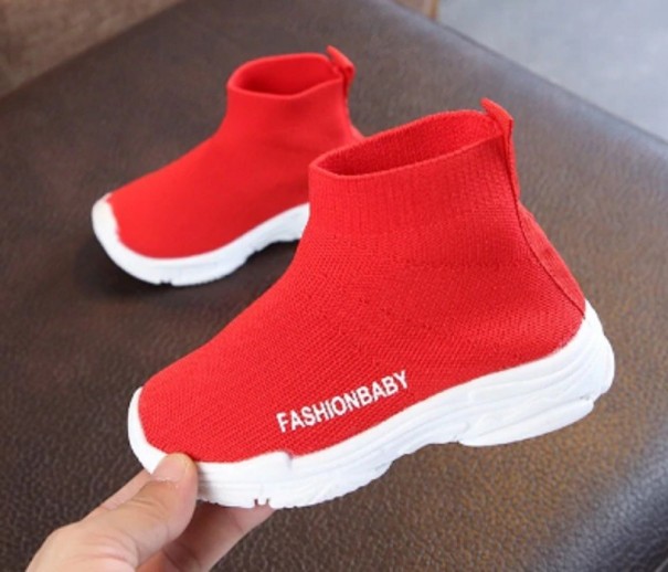 Kinderschoenen met instap rood 24,5