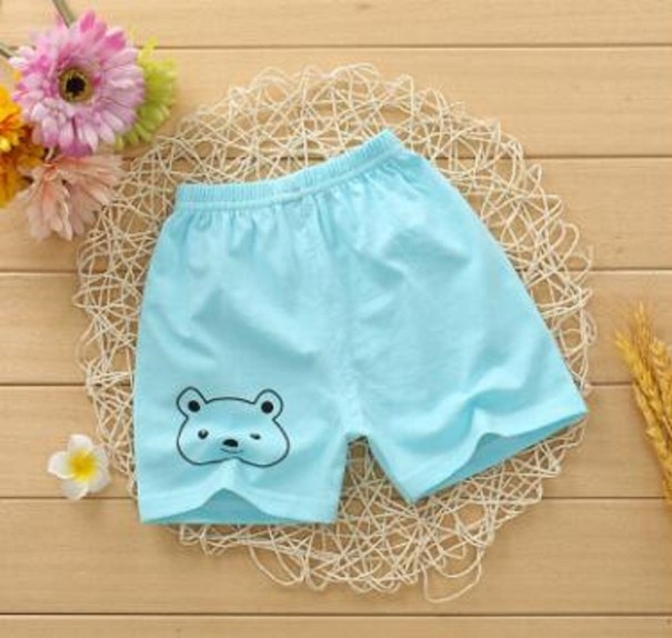 Kindershorts mit Cartoon-Bär J1247 blau 5