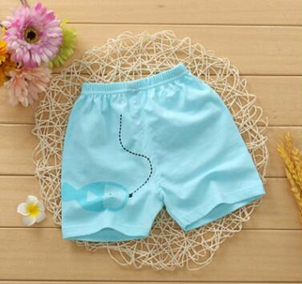 Kindershorts mit Fisch J1248 blau 3