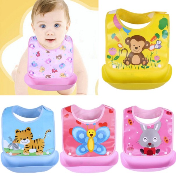 Kinderslabbetje met bak J594
