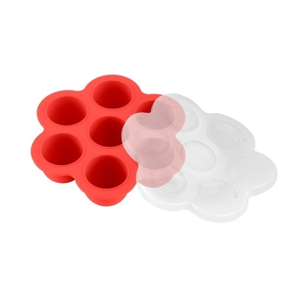 Kindersnackschaal 16 x 14 cm rood