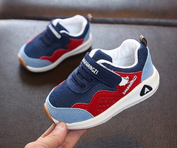 Kindersneakers A289 blauw 21