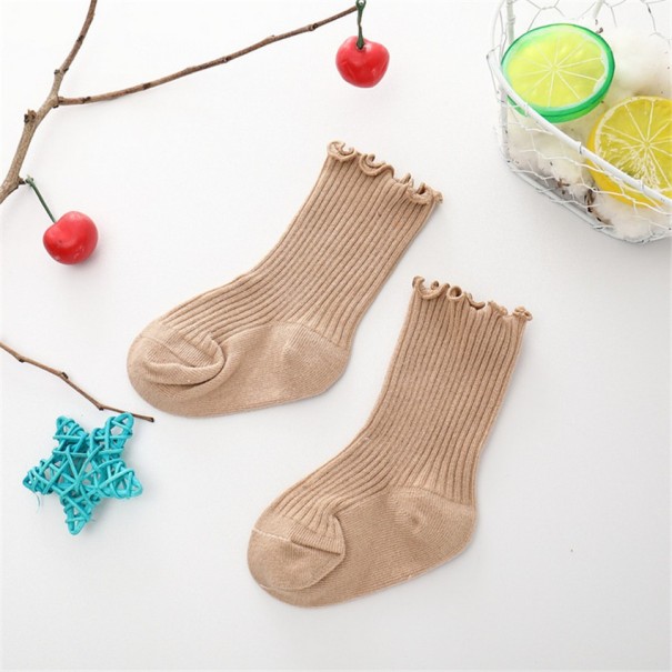 Kindersocken A6 beige 0-2 Jahre