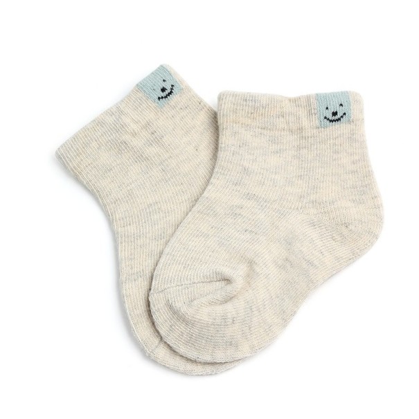 Kindersocken mit Gesicht 0-3 Monate D