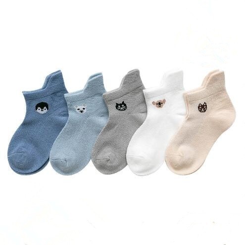 Kindersocken mit Tieren – 5 Paar 12-18 Monate