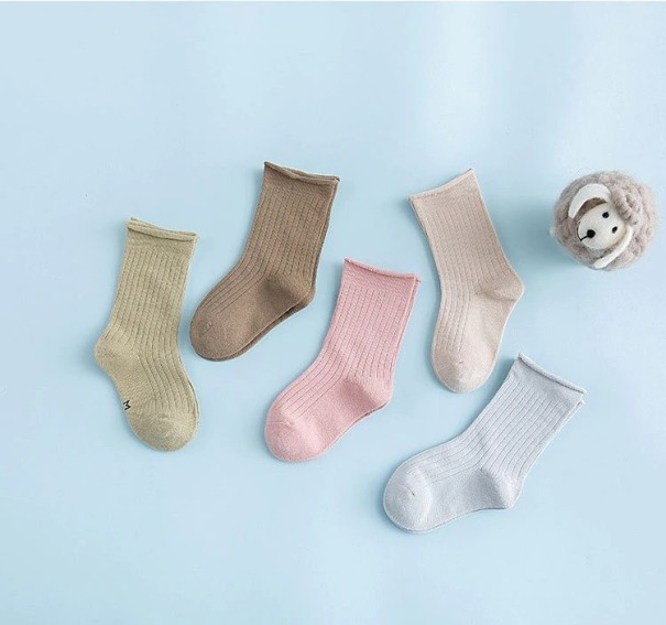 Kindersokken in kleur - 5 paar 1-3 jaar 2
