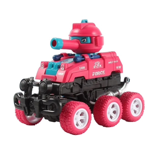 Kinderspeelgoed Tank met schietfunctie rood