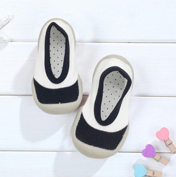 Kinderstretchpantoffels wit 24,5