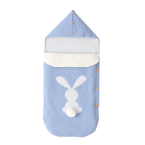 Kindertasche mit Hase hellblau