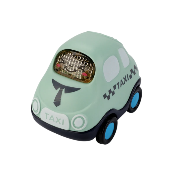 Kindertaxi Auto für Jungen und Mädchen ab 1 Jahr Sicheres Spielzeug für Kleinkinder Geschenk für Kinder 1-3 Jahre Fahrzeug, das motorische Fähigkeiten entwickelt 1
