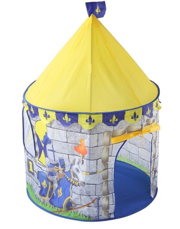Kindertent - Ridder + Cadeau roze