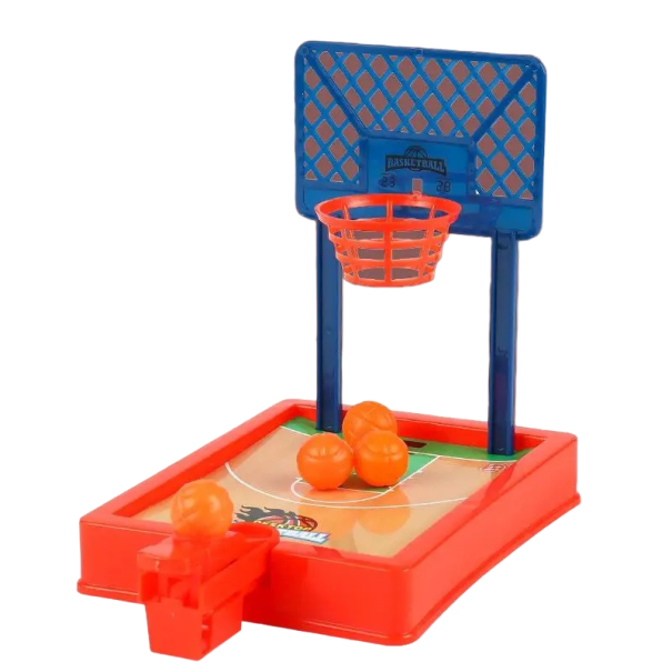 Kindertisch Mini-Fingerbasketball Kreatives Kinderspiel orange