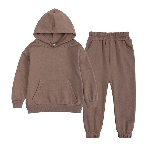 Kindertrainingspak 1658 bruin 5