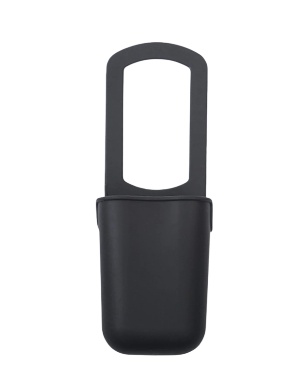 Kindertrinkhalter für das Fahrrad 8,5 x 8 x 27 cm Silikonflaschenhalter für Lenker Universeller Flaschenkorb schwarz