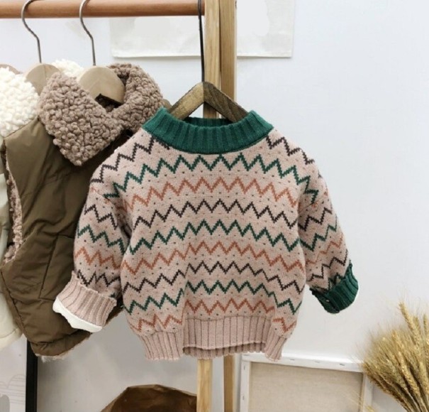 Kindertrui L619 beige 2
