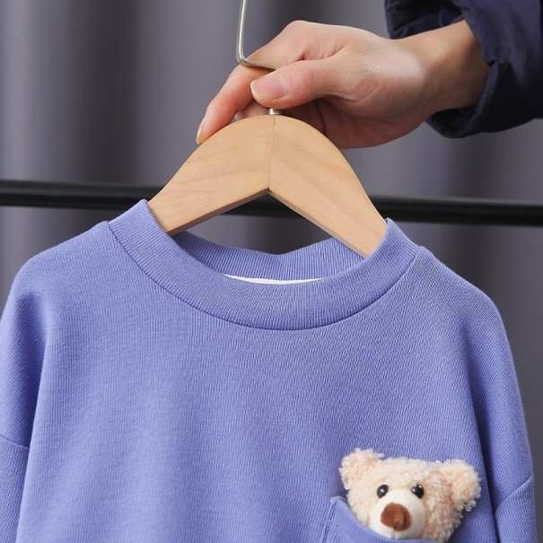 Kindertrui met beer A2850