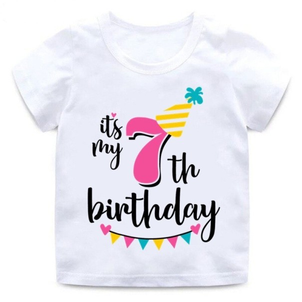 Kinderverjaardags-T-shirt 10 F