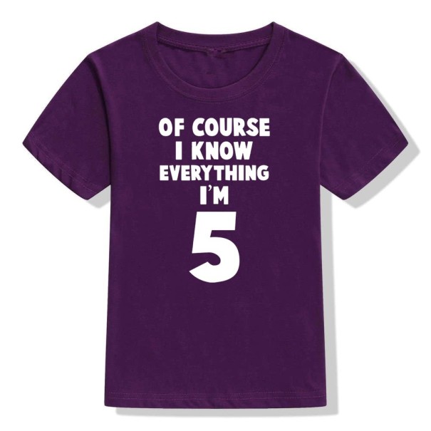 Kinderverjaardags-T-shirt B1504 4 J