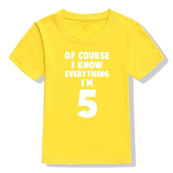 Kinderverjaardags-T-shirt B1504 6 K