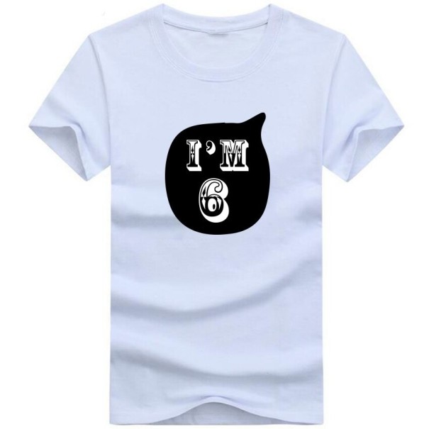 Kinderverjaardagsshirt B1510 wit 7 F