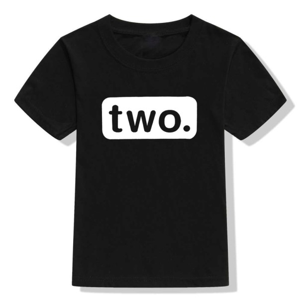 Kinderverjaardagsshirt B1578 zwart 8 A