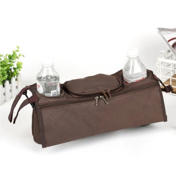 Kinderwagen organizer bruin